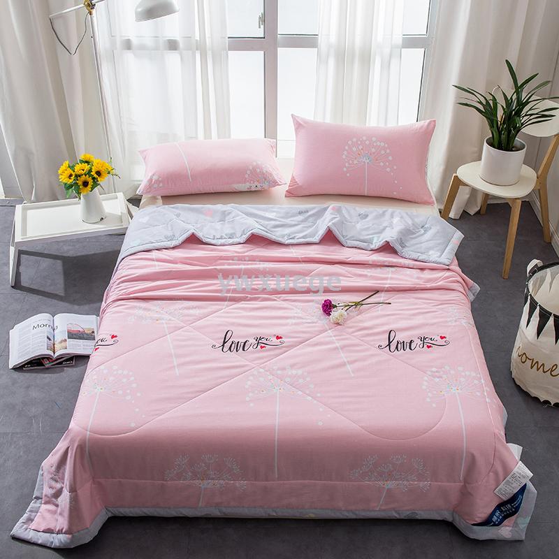 3d cotton-like twill printed summer air-conditioned quilt Specification image