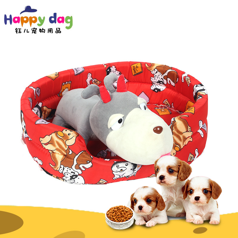 Factory direct sales of dog beds, teddy, VIP, bichon panda pet beds, cotton beds, all-season universal pet pads, pet supplies