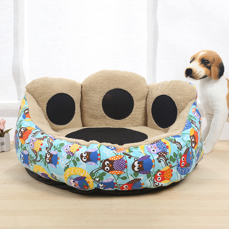 2017 Foreign trade original single printed seat pad Three-piece set, comfortable Samoyed Husky dog bed pad, Foot pet bed pad Specification image