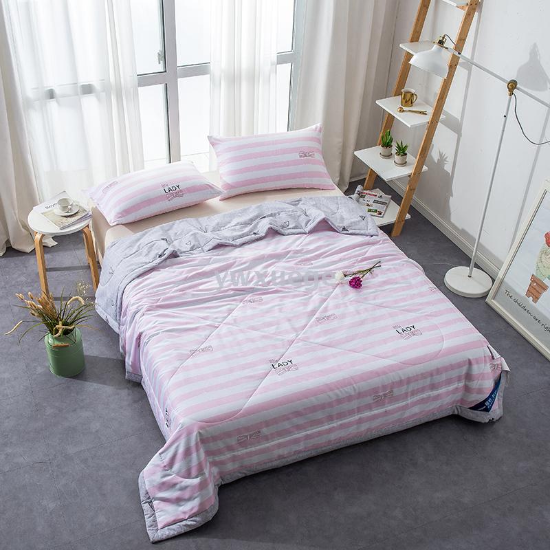 3d cotton-like twill printed summer air-conditioned quilt