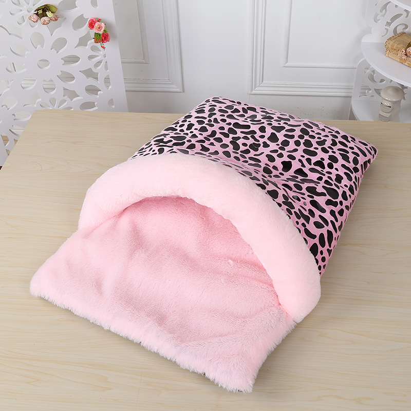 Pink slippers, pet supplies, dog pet bed pads, printed seat cushions details Picture