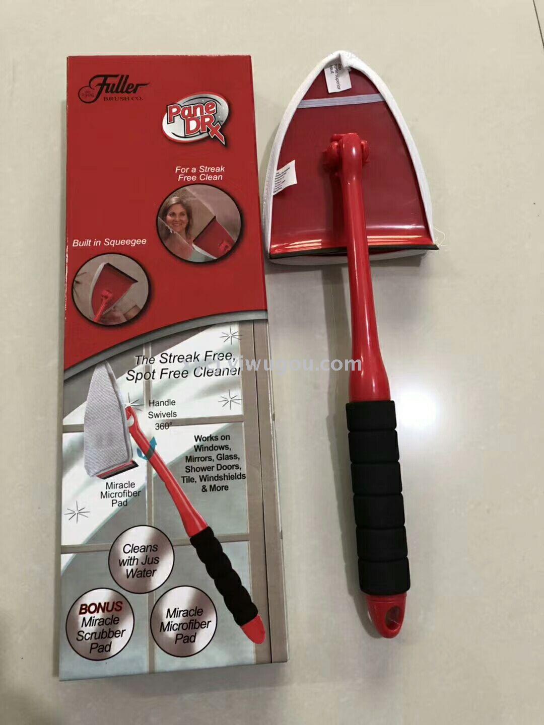 2018TV New type Glass cleaning brush fuller Brush Pane DR360-degree rotating telescopic cleaning brush Specification image