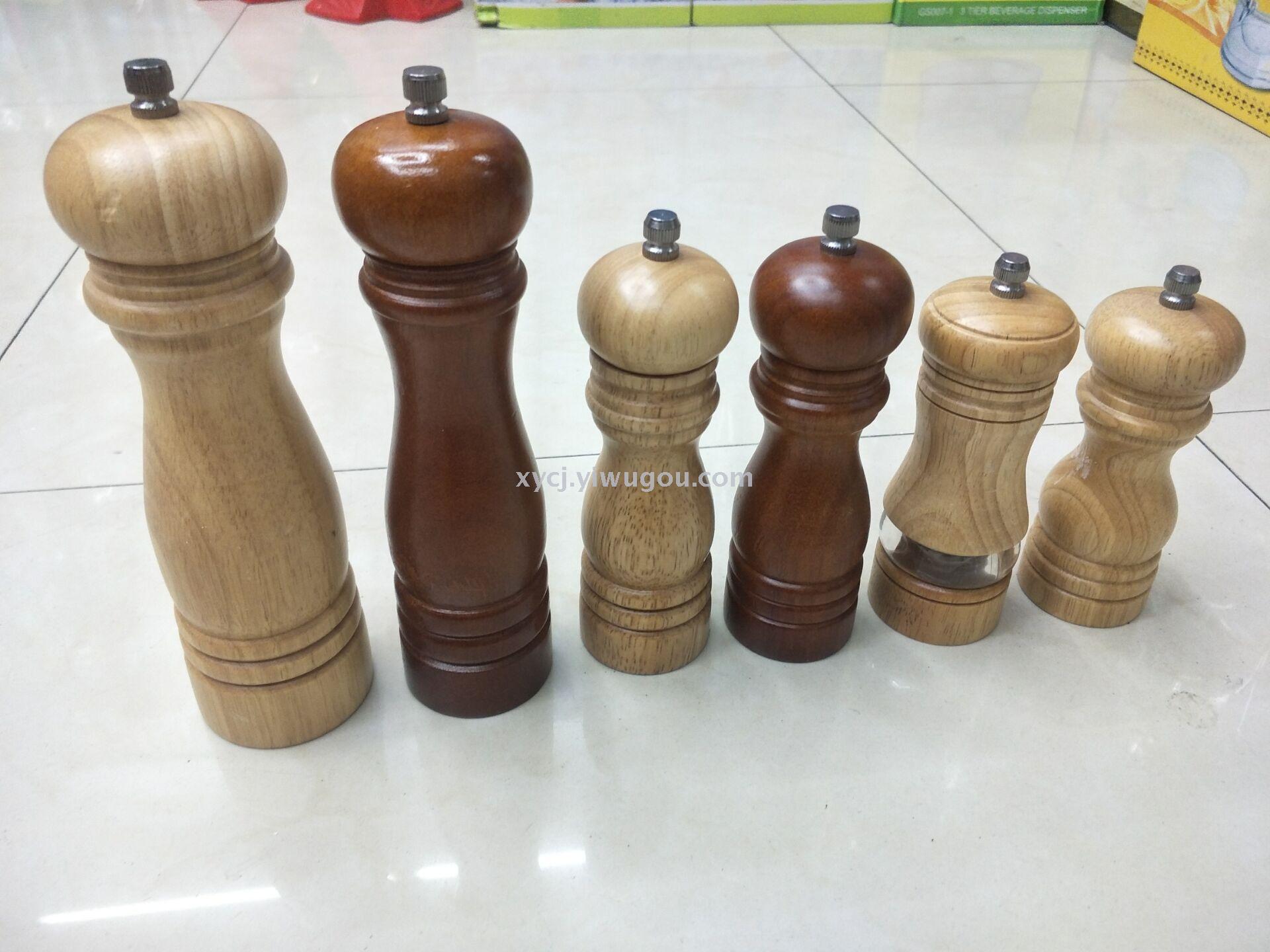 Wood pepper mill, acrylic pepper mill, manual grinding bottle Specification image