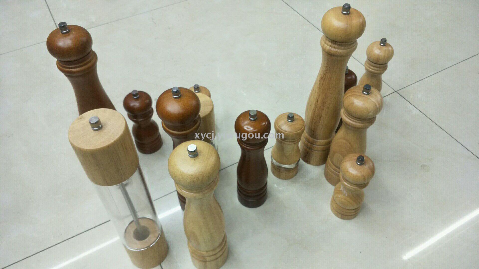 Wood pepper mill, acrylic pepper mill, manual grinding bottle details Picture
