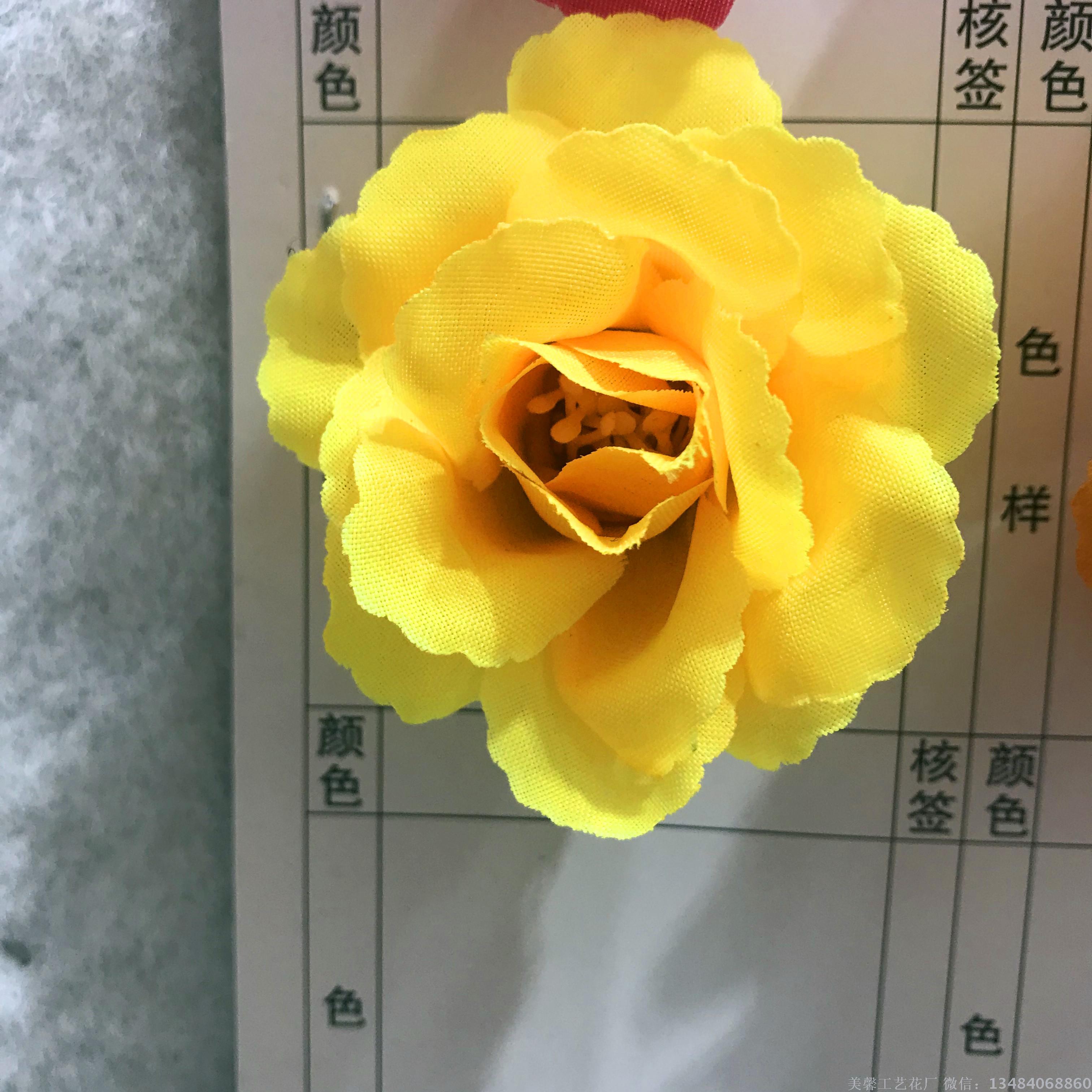 Rose head craft, flower rice heart rose, artificial flower head accessory details Picture