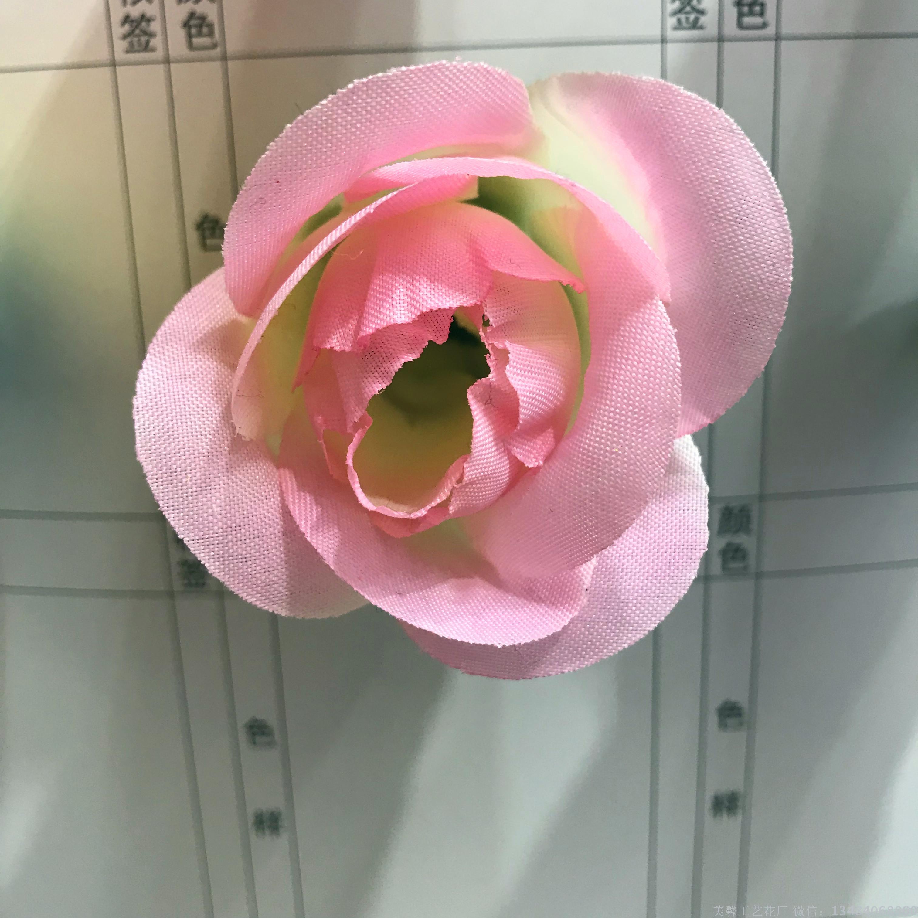 Artificial flower heads, simulated flowers, silk flowers, silk fabric craft flowers Specification drawing