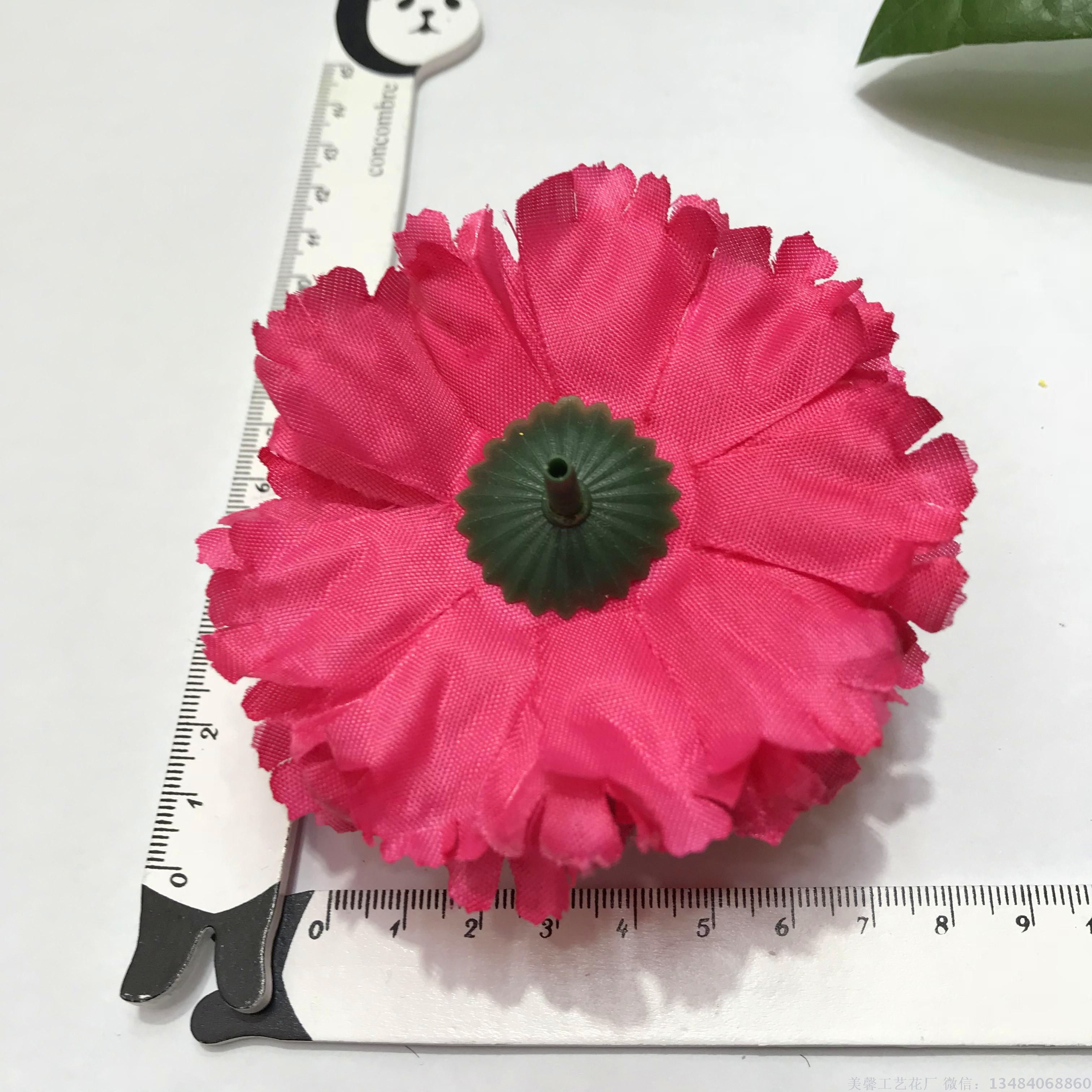 Artificial flower lilac flower head craft chrysanthemum silk flower artificial silk fabric flower Specification image
