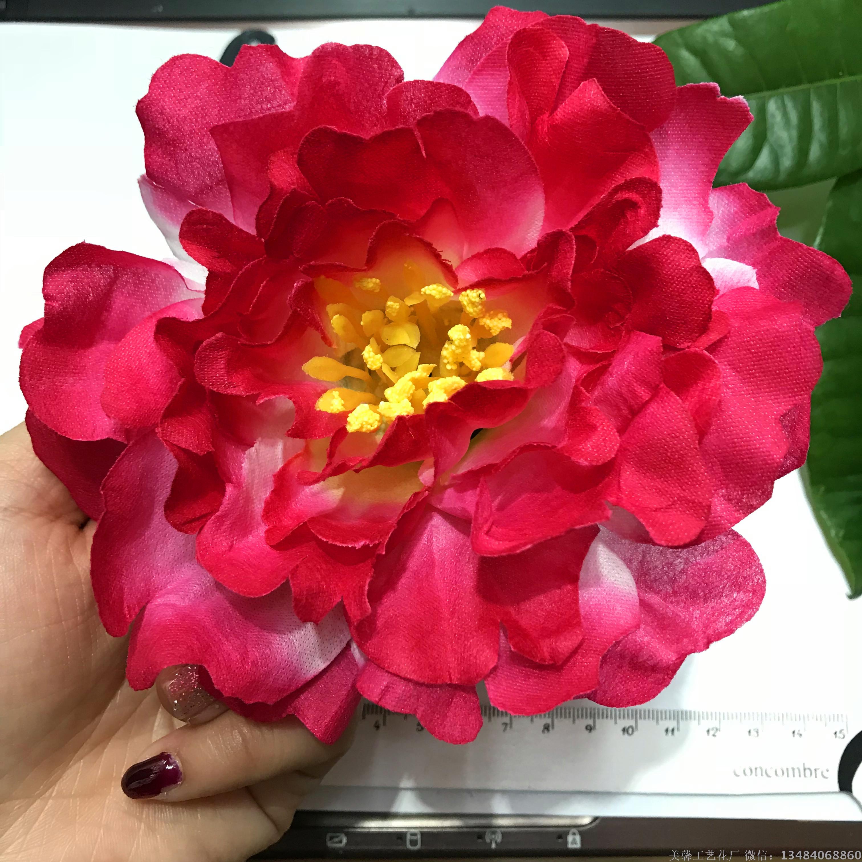 Large peony flower head simulation craft flowers, artificial silk flowers, artificial flowers, wedding accessories and supplies Application Scenario
