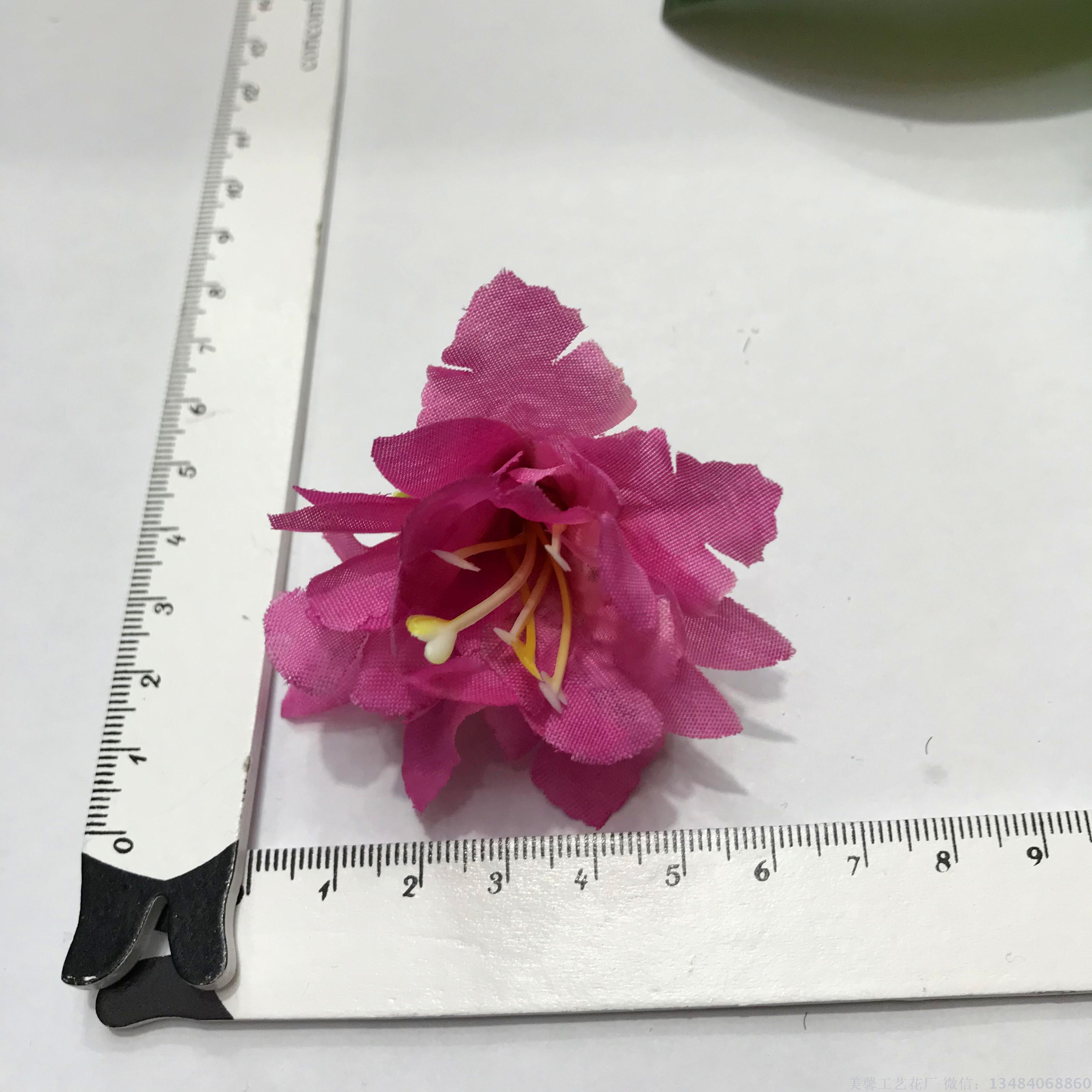 Orchid flower simulation, silk flower, silk fabric artificial flower craft, flowers can be customized according to samples Specification image