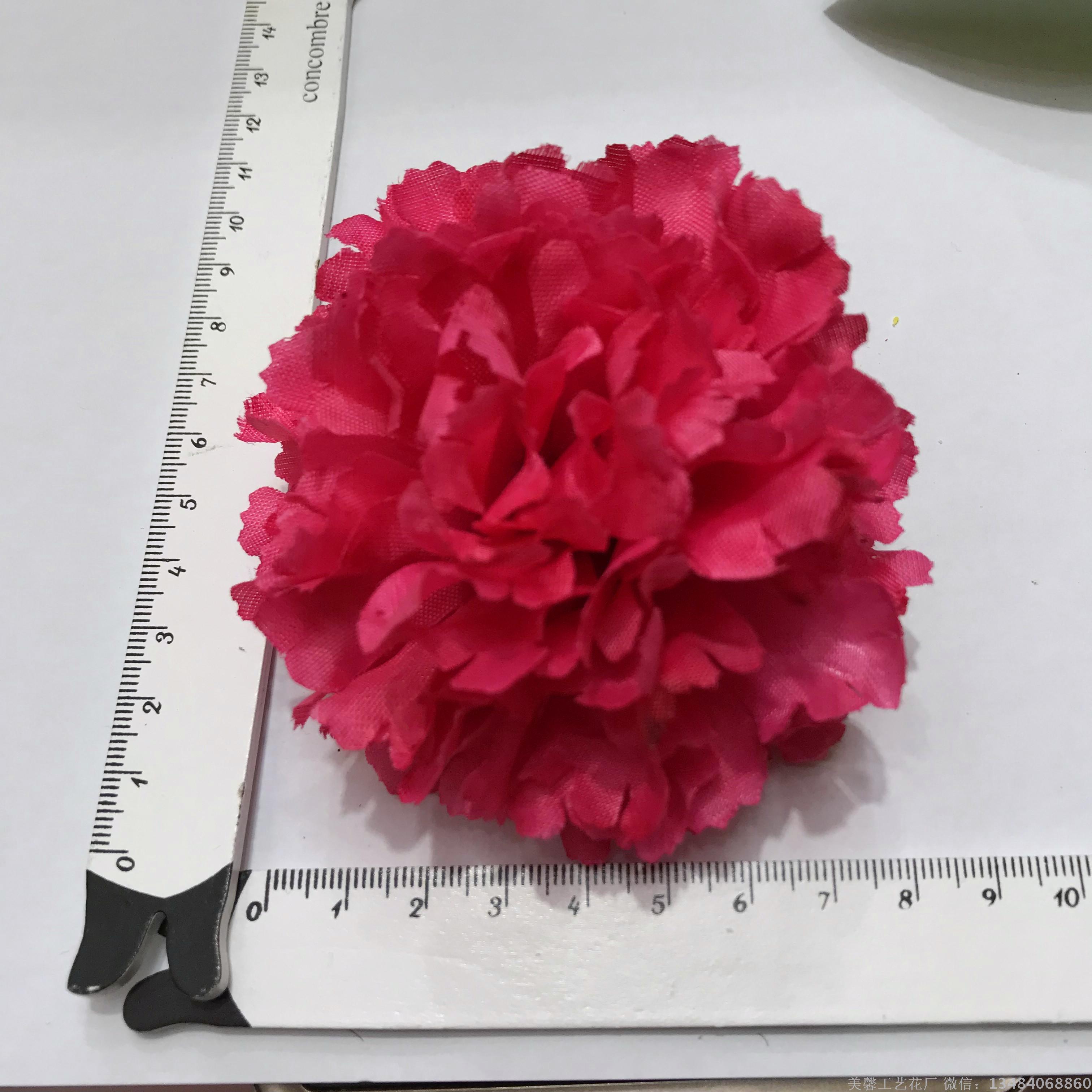 Artificial flower lilac flower head craft chrysanthemum silk flower artificial silk fabric flower details Picture