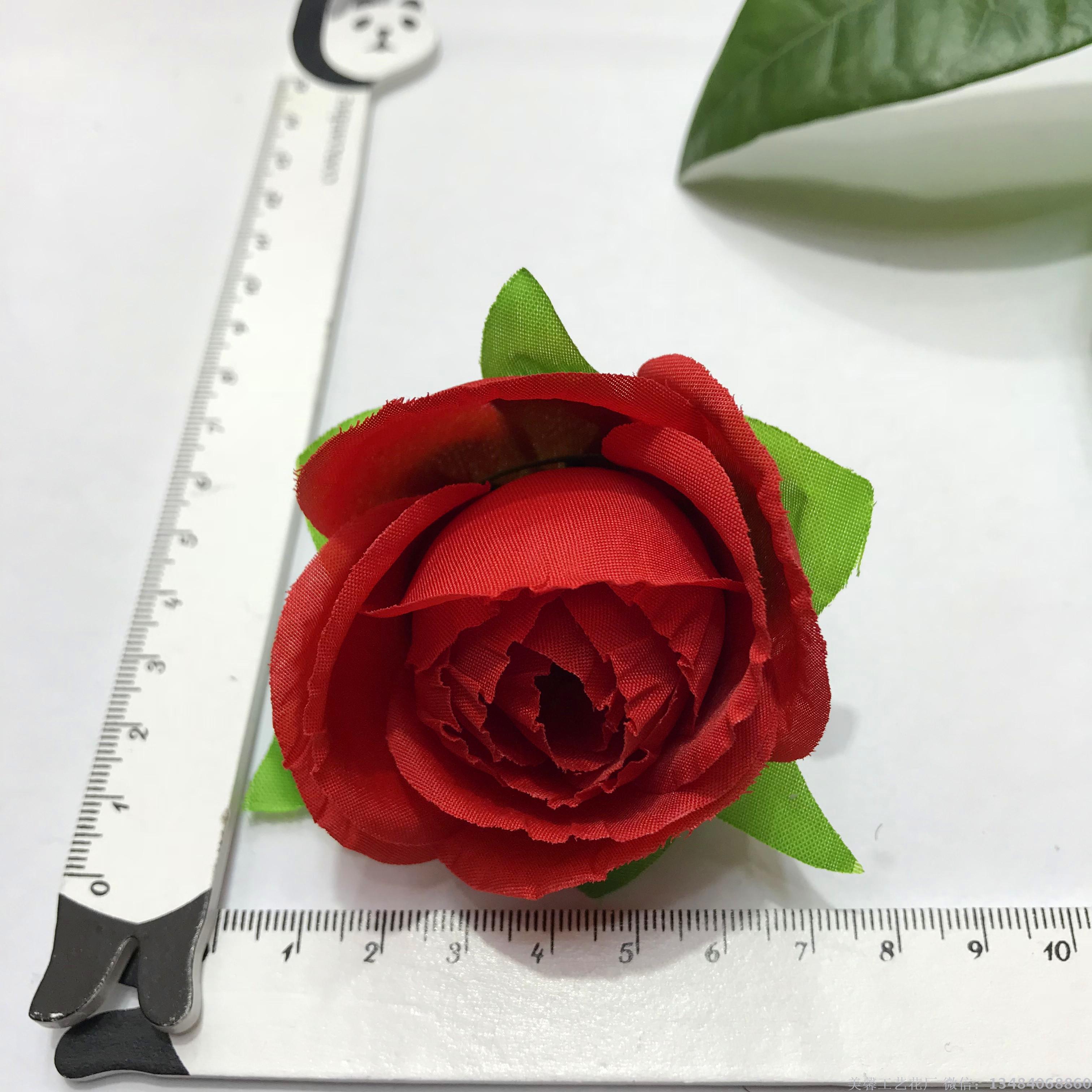 Artificial rose flowers, artificial flower heads, artificial flower wholesale, DIY handcrafted small flower buds, wedding flower wall flower arrangement Specification drawing