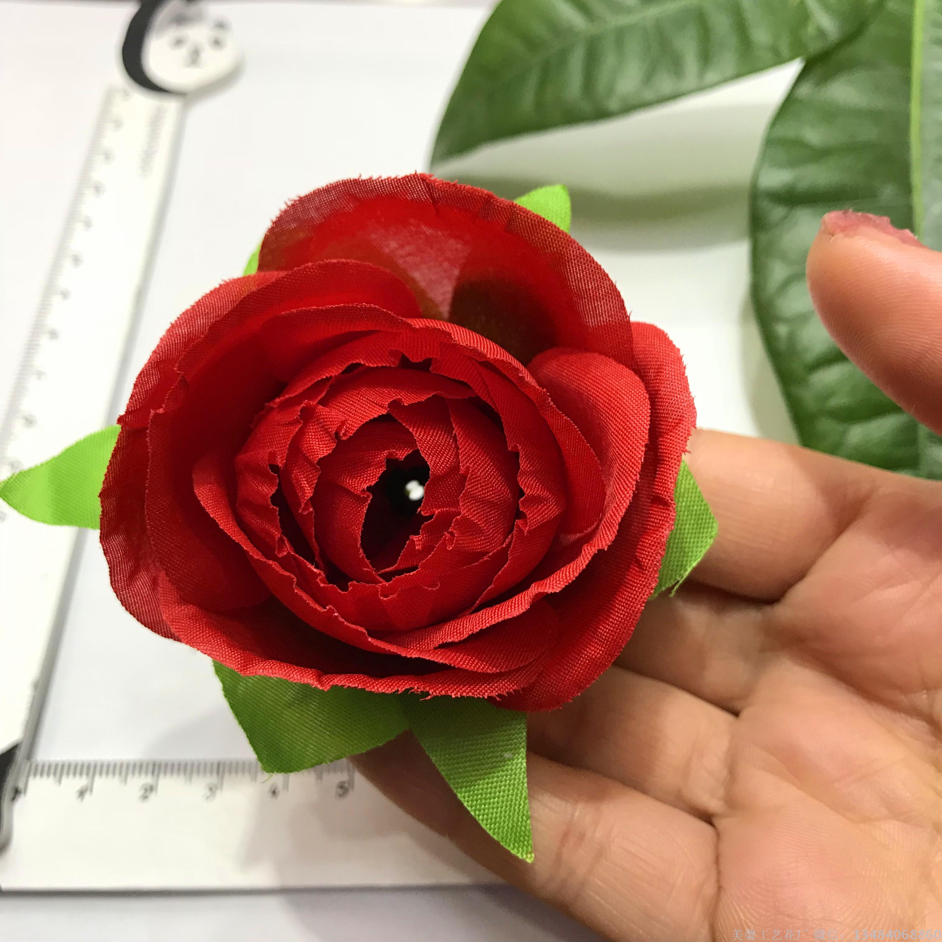 Artificial rose flowers, artificial flower heads, artificial flower wholesale, DIY handcrafted small flower buds, wedding flower wall flower arrangement details Picture