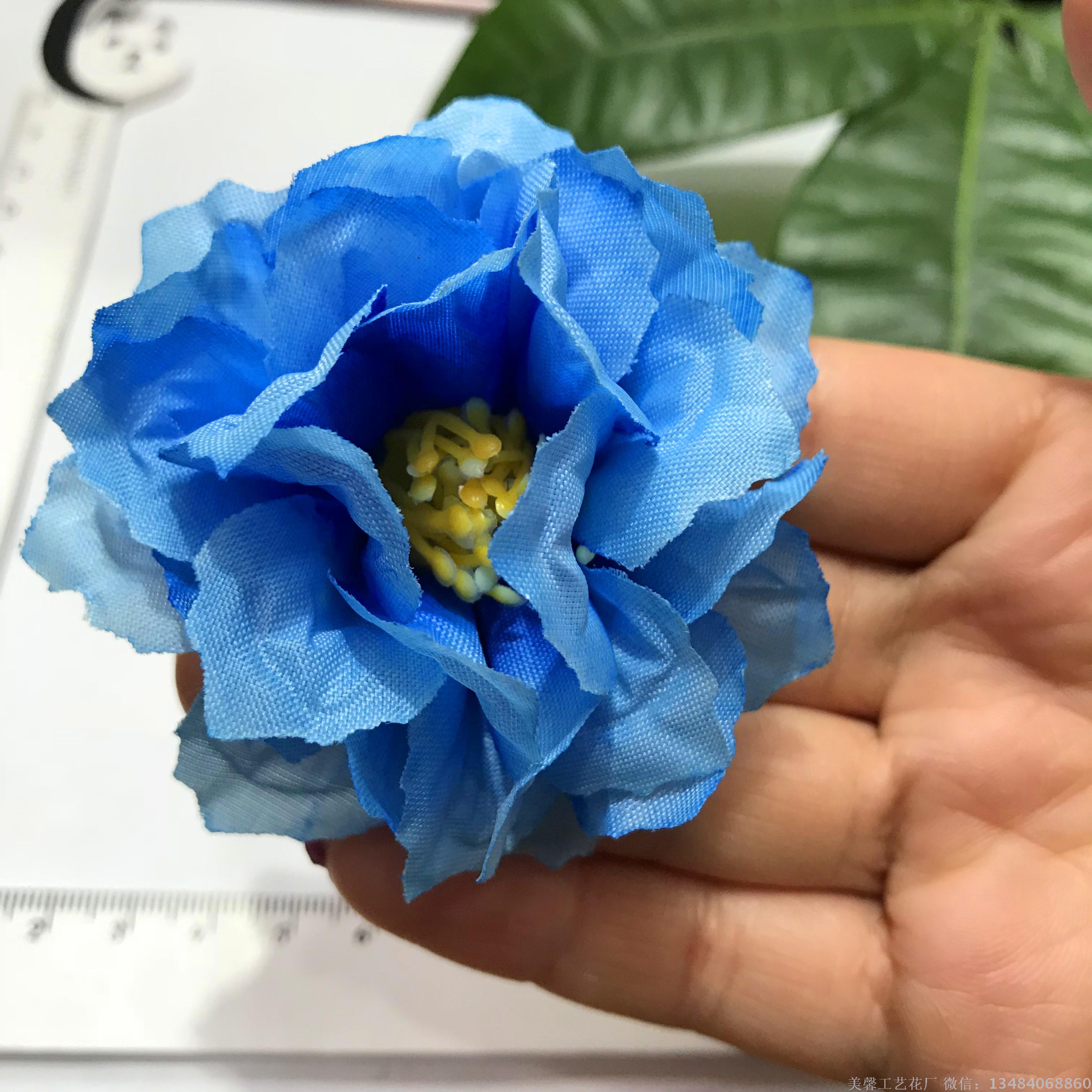 Artificial peony flowers, artificial flower heads, and silk flowers details Picture
