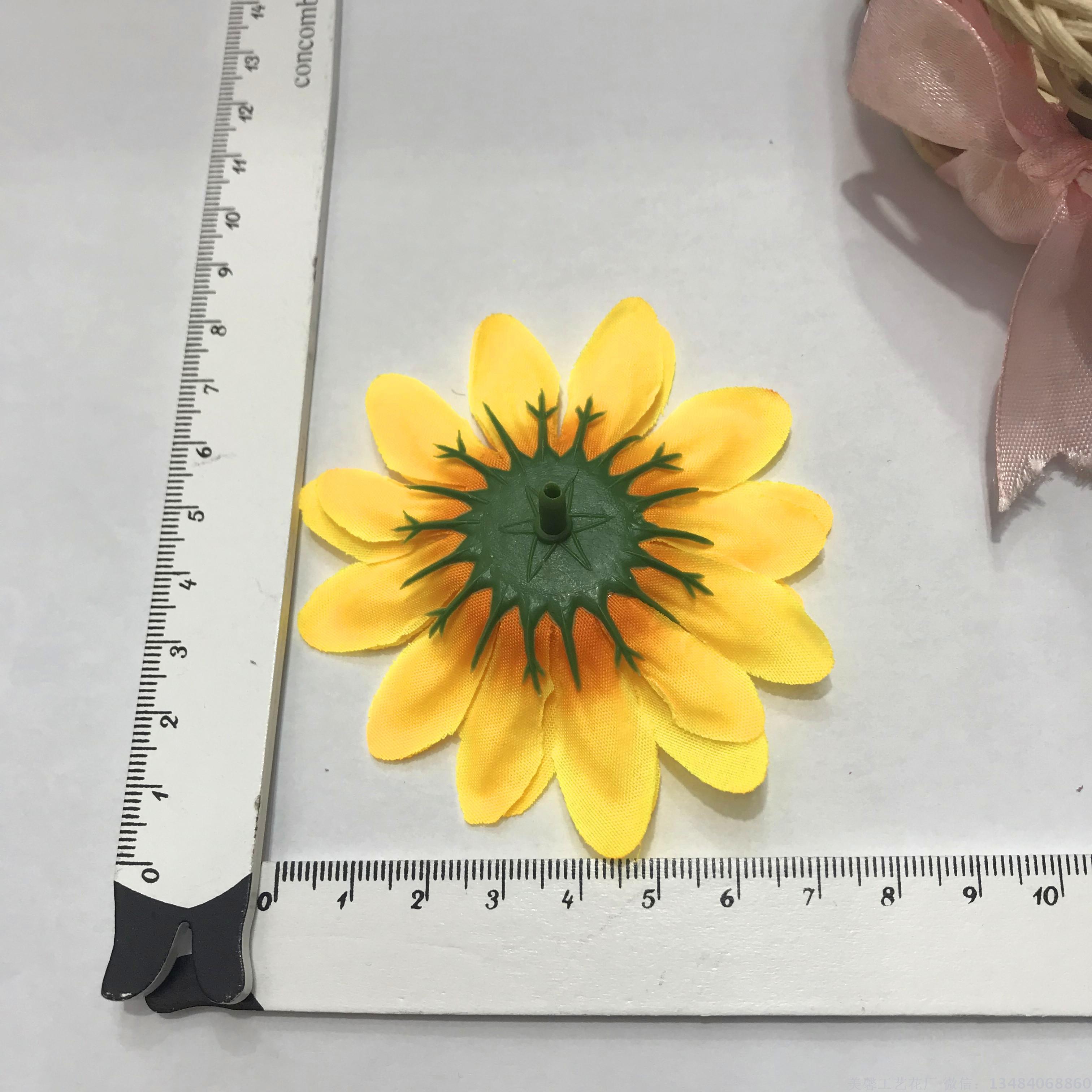 Small sun flower simulation chrysanthemum artificial flower head accessories and accessories Specification drawing