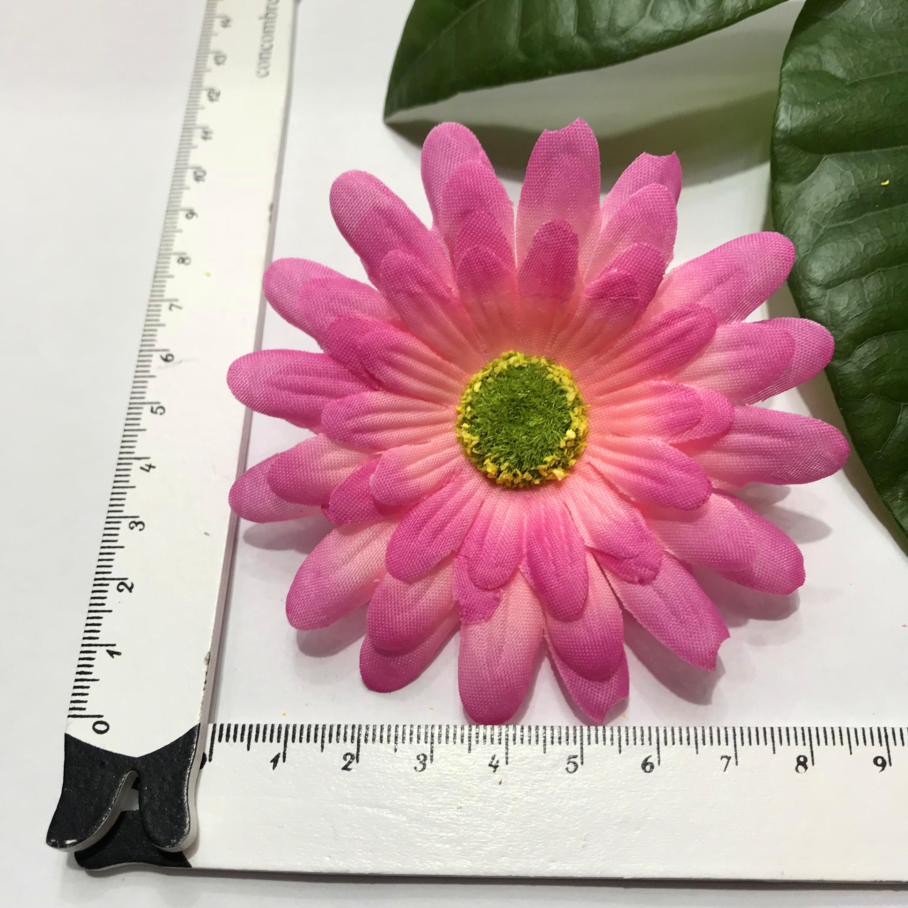 Small sunflower flower simulation sunflower head craft artificial flower silk flower head accessories and supplies details Picture