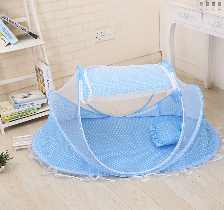 儿童蚊帐 宝宝折叠蚊帐 船型蚊帐/卡通优质婴儿床蚊帐