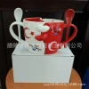 Stock ceramic couple cups, stock ceramic cups, promotional cups for activities details Picture