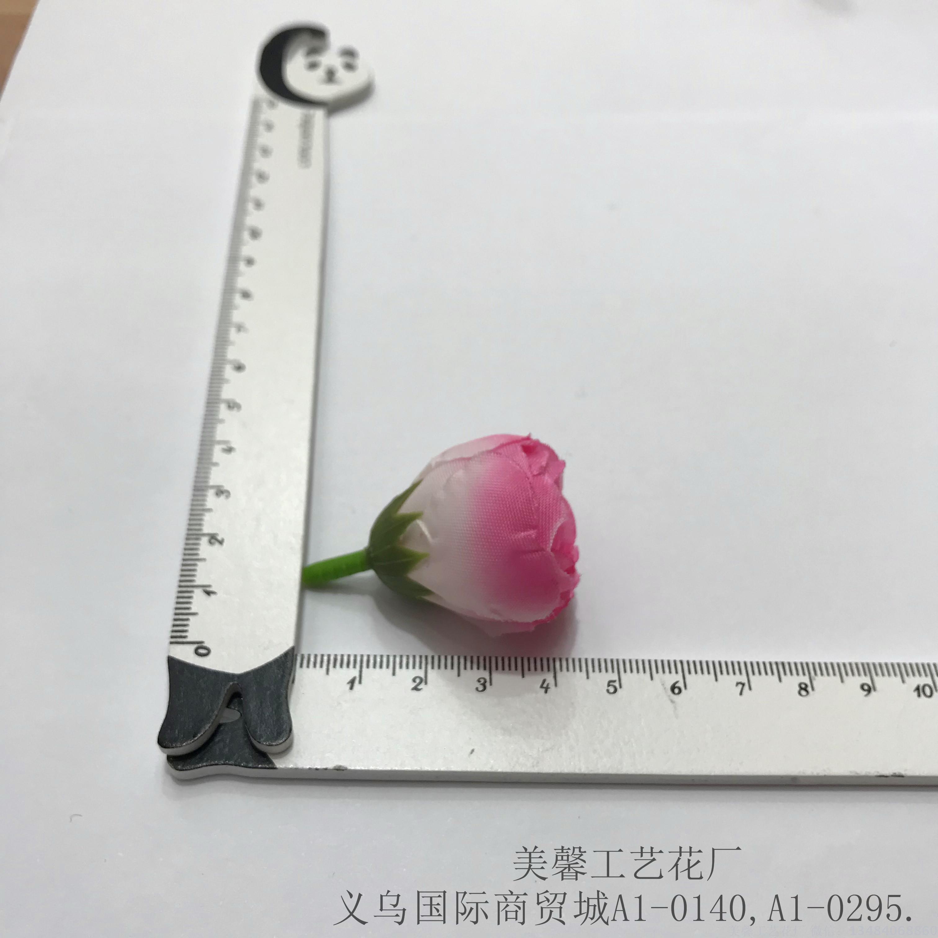 Artificial rose bud craftsmanship, fake flowers, artificial rose bud jewelry accessories and supplies Specification drawing