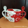Stock ceramic couple cups, stock ceramic cups, promotional cups for activities Application Scenario