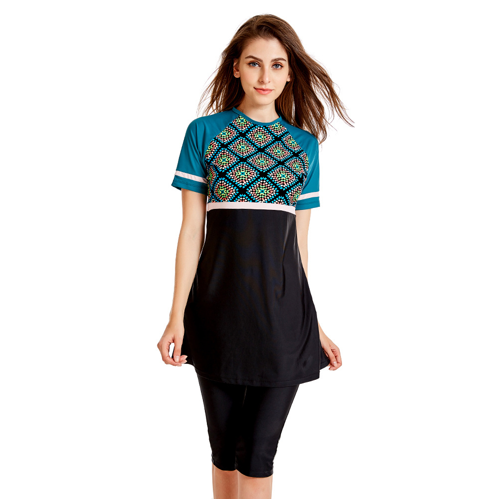 Wholesale of Muslim swimsuits, women's conservative swimsuits, beach swimsuits and sun-protective beach suits for foreign trade