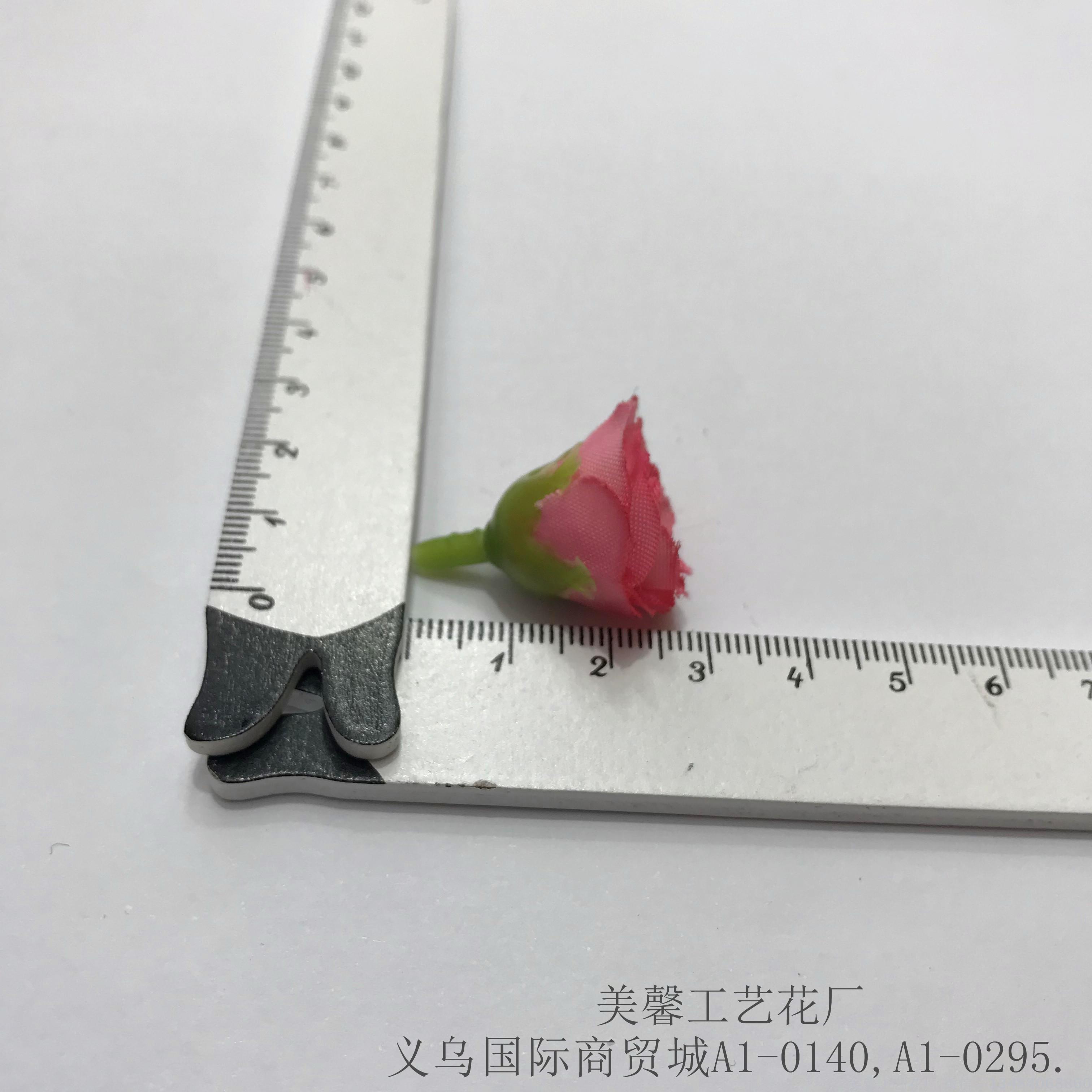 Simulated small rose heads, artificial silk fabric flowers, hand-made silk flower head accessories and supplies Specification image
