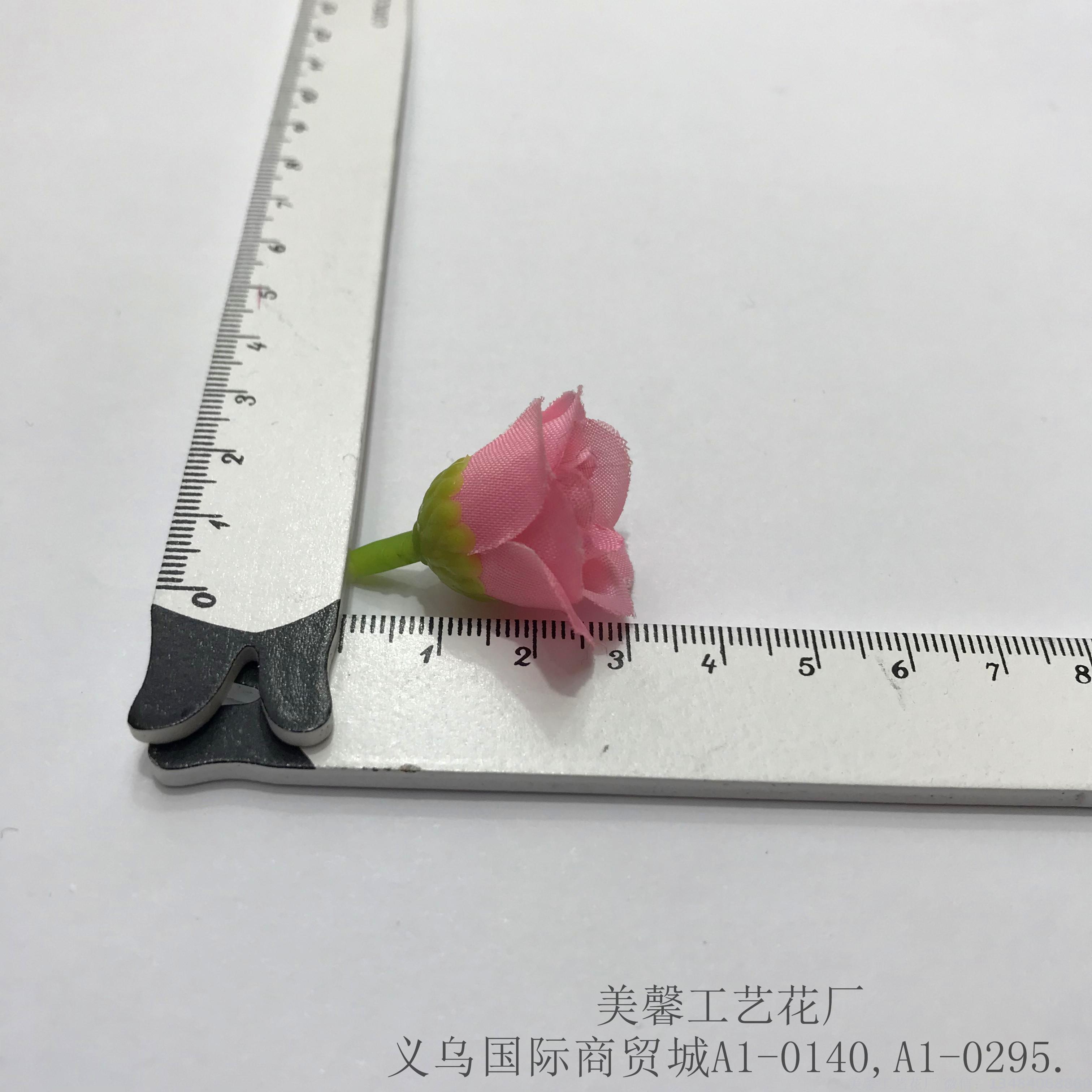 Artificial small rose flower, handcrafted flower heads, fake filigree fabric, silk flower head accessories and supplies Specification image