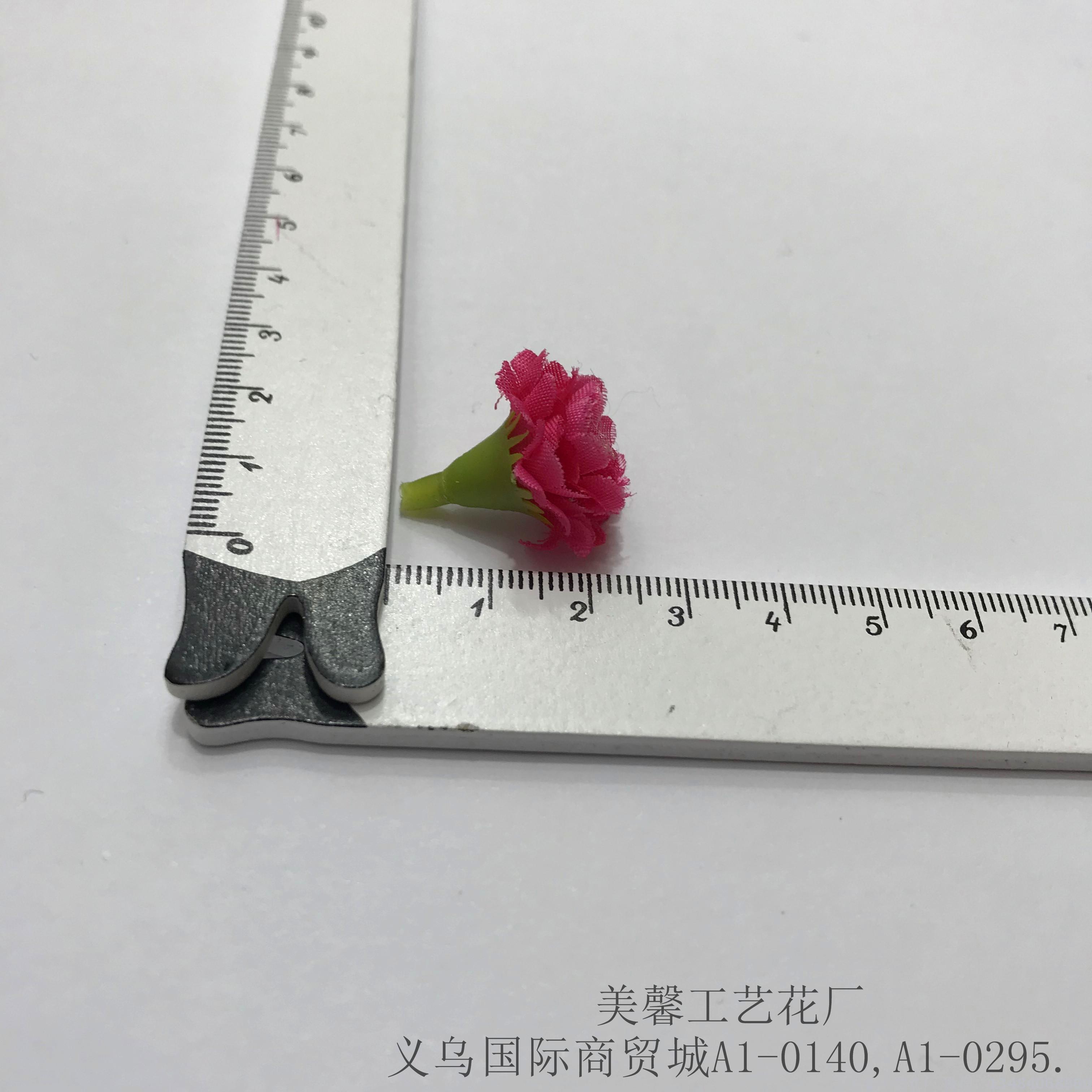 Small lilac flower simulation, small carnation flower head figure, fake flower head accessories and supplies Specification drawing