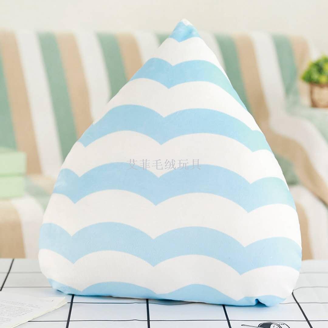 "Mountain, water drop, cloud, Nordic-style fresh cushions, plush toys. Specification image