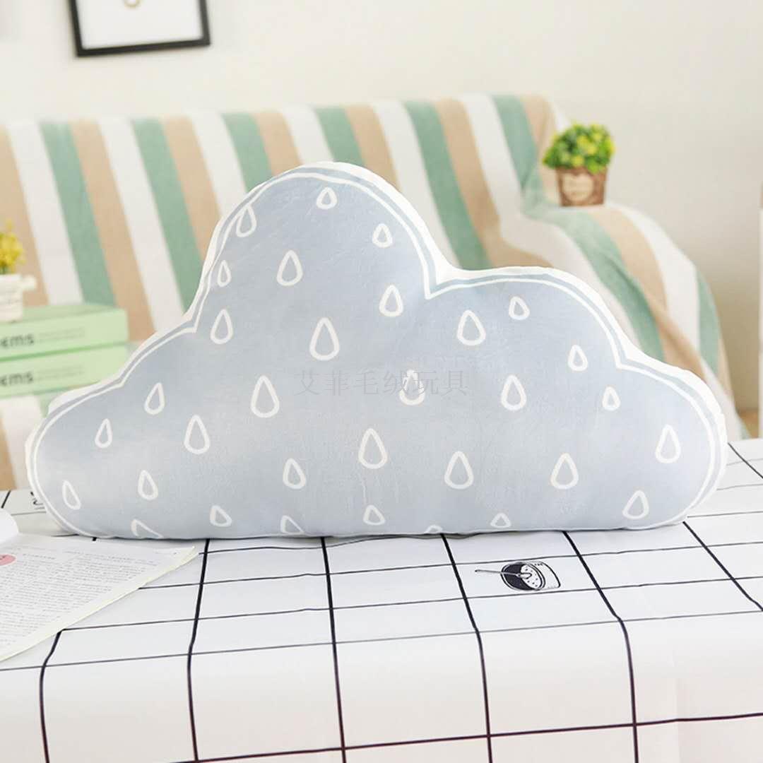 "Mountain, water drop, cloud, Nordic-style fresh cushions, plush toys. Application Scenario