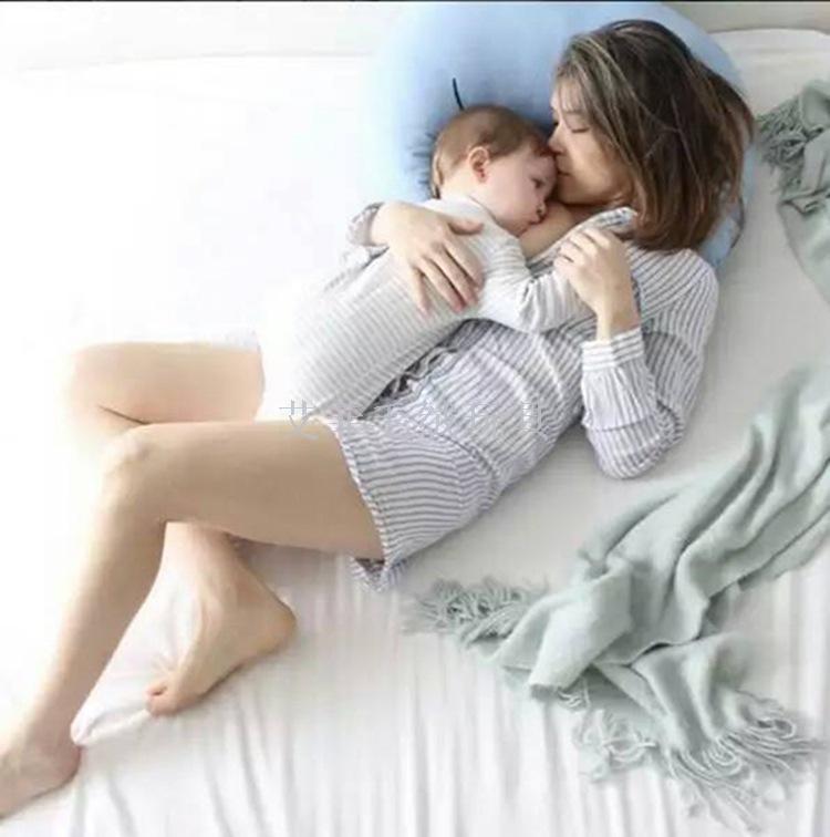 Almohada de alimentación de la madre del bebé de la luna de ins almohada de dormir pacificador del bebé almohada de abrazo de la luna grande almohada de respaldo juguete de peluche details Picture