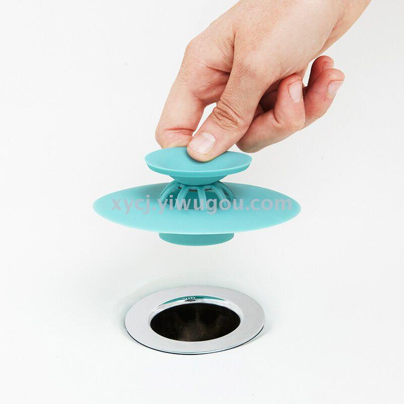 The kitchen's press-and-bounce sealing silicone floor drain prevents odor and clogging in the bathroom Specification image