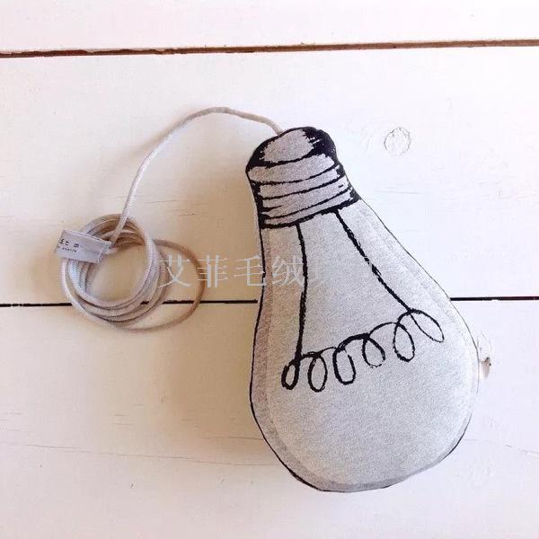 ins luz creativa bombilla para niños habitación almohada pacificador decorativo peluche details Picture