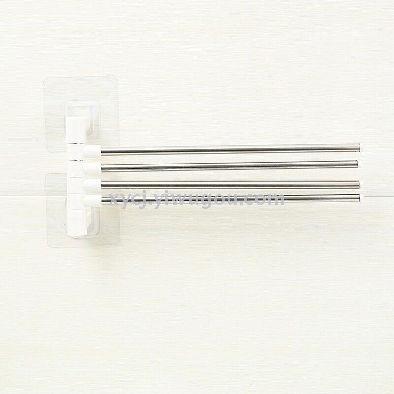 Seamless four-bar towel rack, stainless steel towel rack, multi-functional for kitchen and bathroom Application Scenario