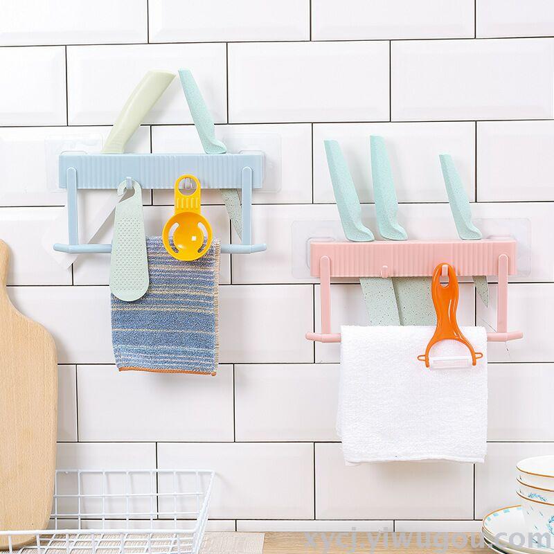 Invisible storage rack, knife rack, towel rack