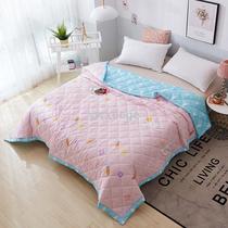ywxuege air-conditioned quilts made of pure cotton single double student child quilts with thin core