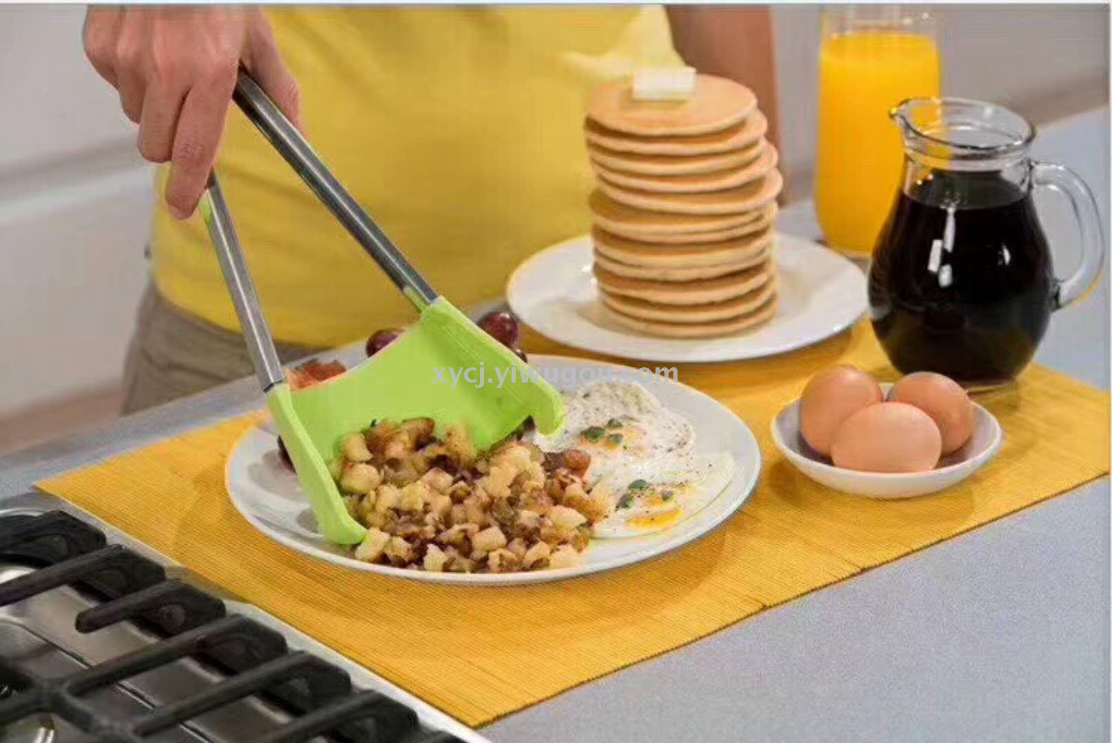 New silicone duck tongue pliers, food tongs, pancake tongs and one-piece tongs