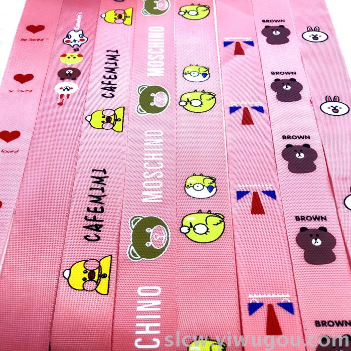 手机挂绳 吊绳 热转印挂绳 安全扣挂绳 硅胶手机挂绳 尼龙挂绳 手