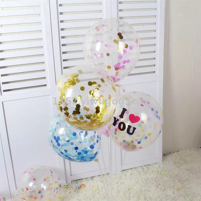 Lanfei Sequin Balloon Party Decoration Balloon Translucent Sequin decoration Balloon Application Scenario