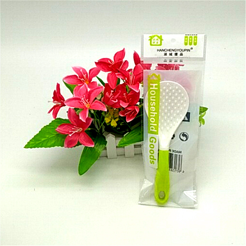 Sunshine department store self-produced self-marketing bag rice spoon rice shovel silicone hand kitchen Korean tableware plastic rice spoon