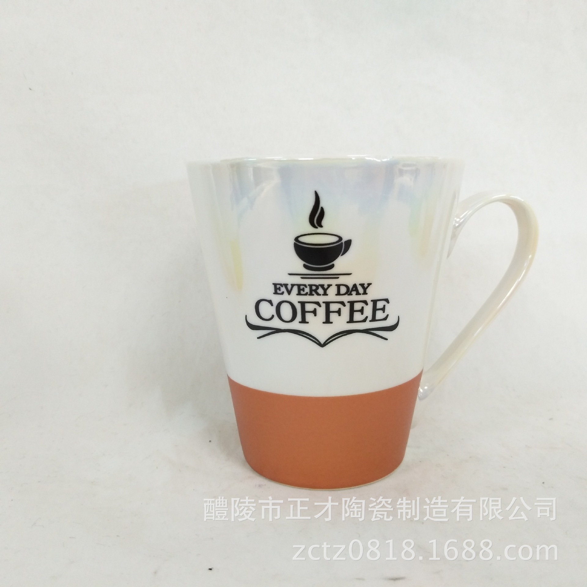 300ml new seven-color glaze, rainbow glaze coffee ceramic cup, customizable advertising cup, promotional advertising cup Application Scenario