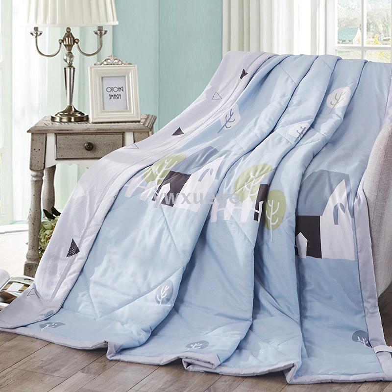 2021 New Product: Pure Cotton Summer Quilt, All-cotton summer Cool quilt, Weilan all-cotton quilt details Picture