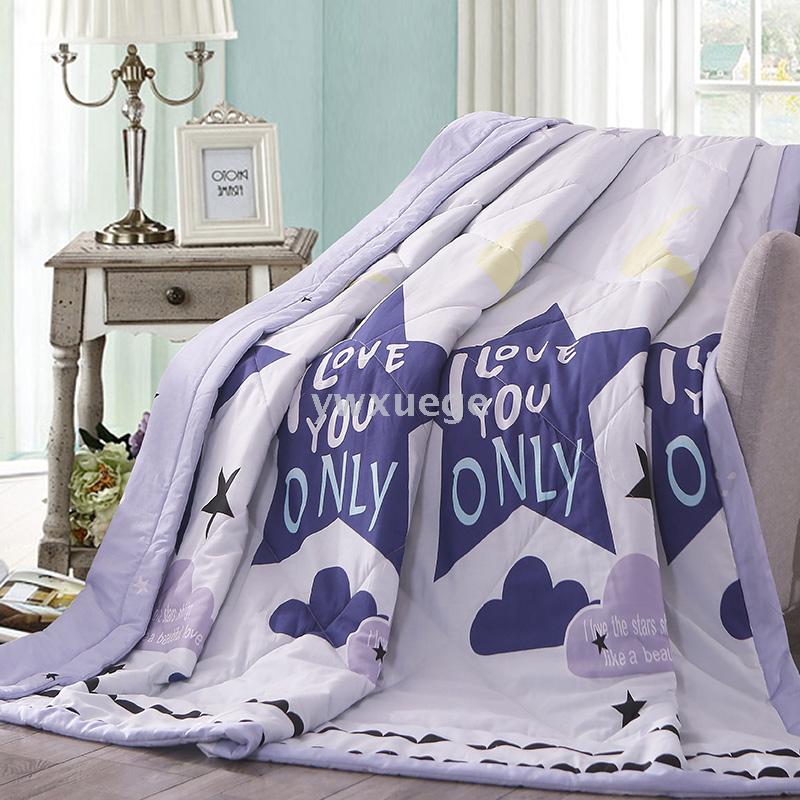 2021 New Product: Pure Cotton Summer Quilt, All-cotton summer Cool quilt, Weilan all-cotton quilt Application Scenario