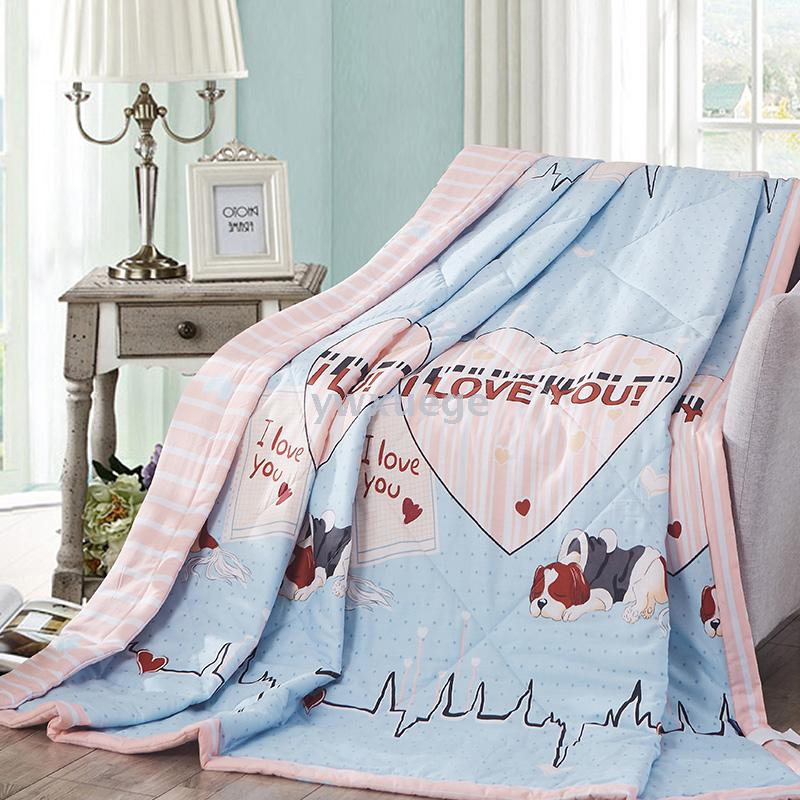 Yiwu 2022 New Pure Cotton Summer Quilt All Cotton Summer Cool Thought All Quilts Application Scenario