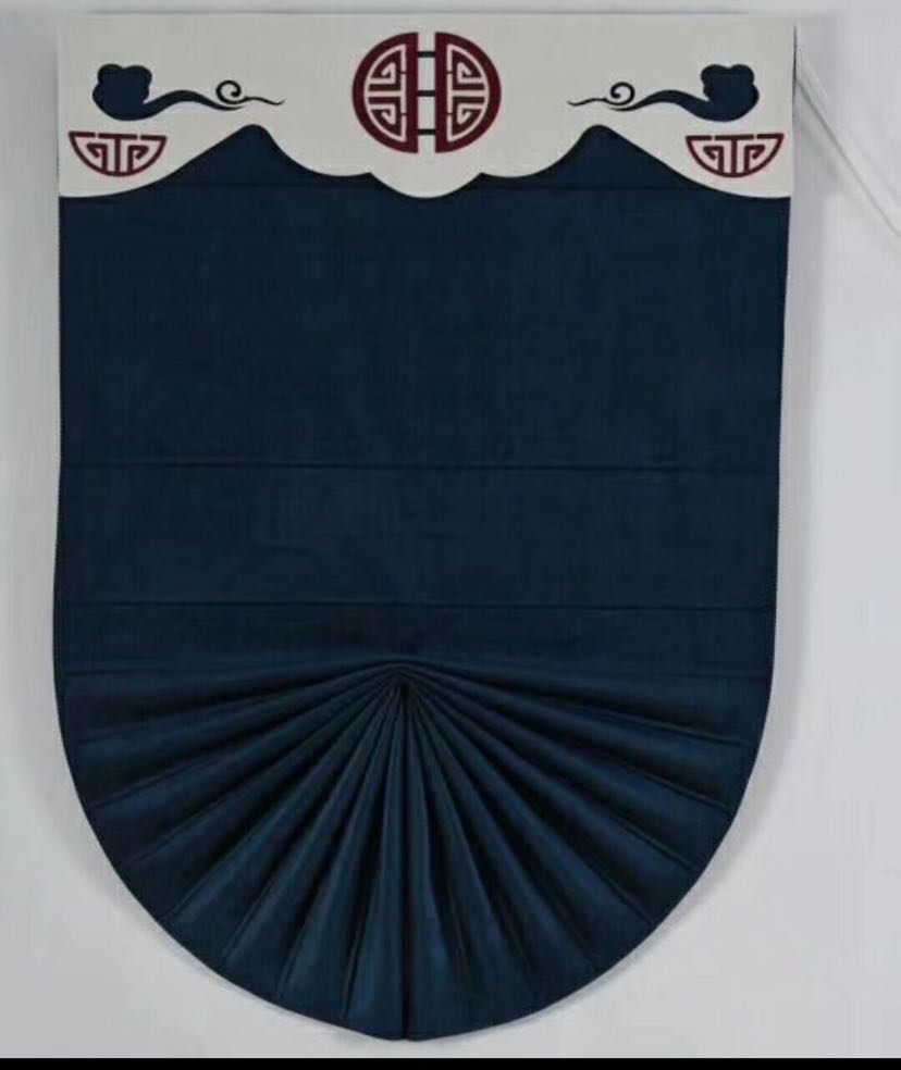 High-grade fan Roman curtain wholesale and retail full figure