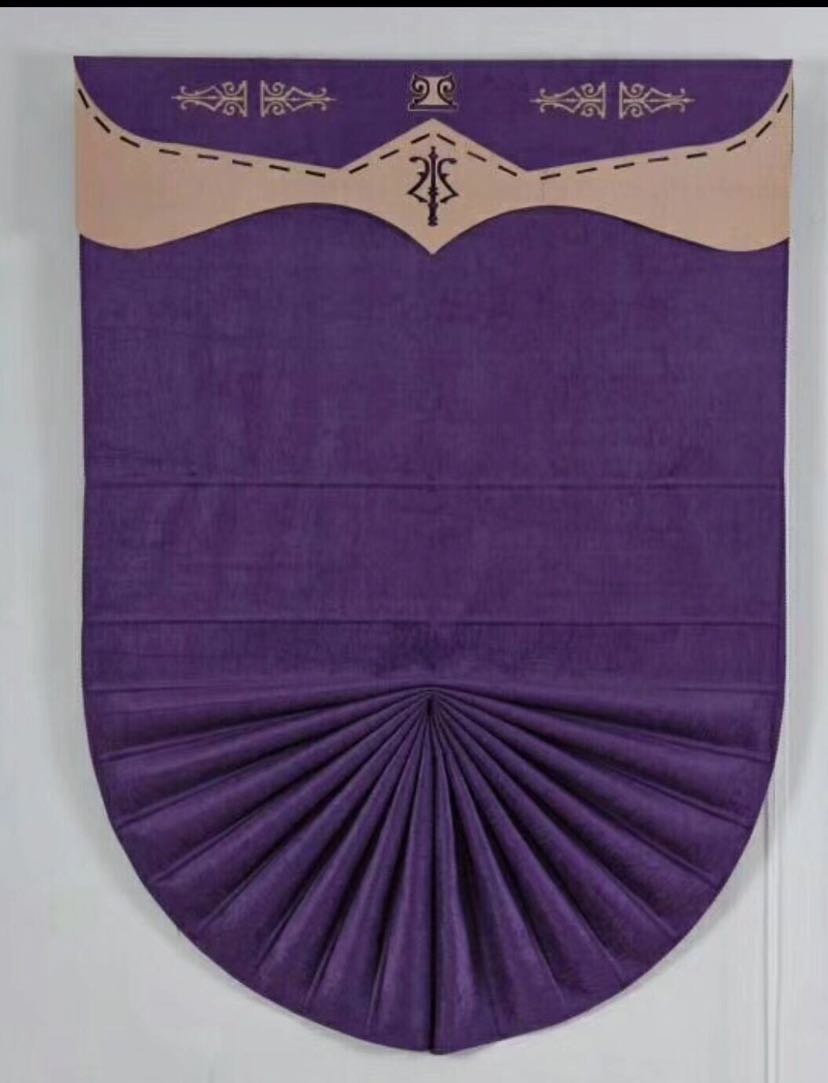 High-grade fan Roman curtain wholesale and retail Application Scenario
