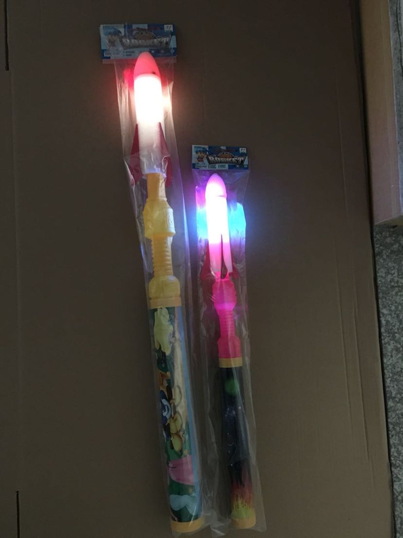 10456B Lighted rocket launcher Specification drawing