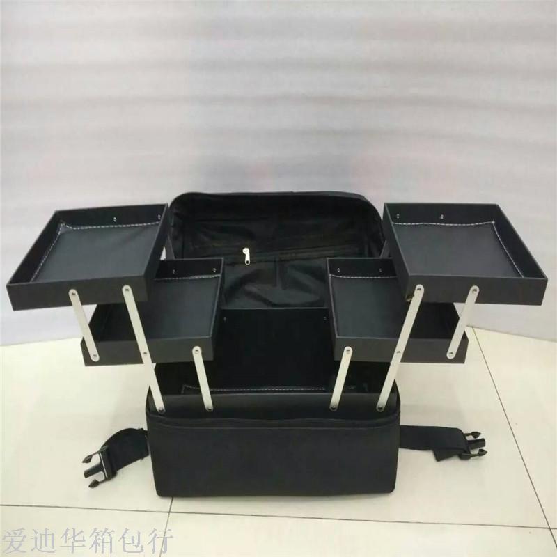 A new portable and detachable Oxford fabric waterproof multi-layer storage single-shoulder bag for women with fashionable cosmetics details Picture