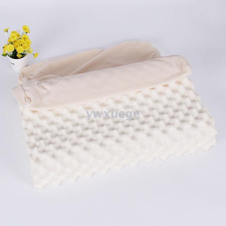 ywxuege exquisite Thai natural latex pillow, granular massage rubber pillow core, memory neck protection pillow Specification image