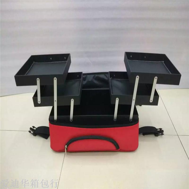 Makeup box, large-capacity cosmetics storage box, tattoo toolbox, professional makeup box for makeup artists, manicure details Picture