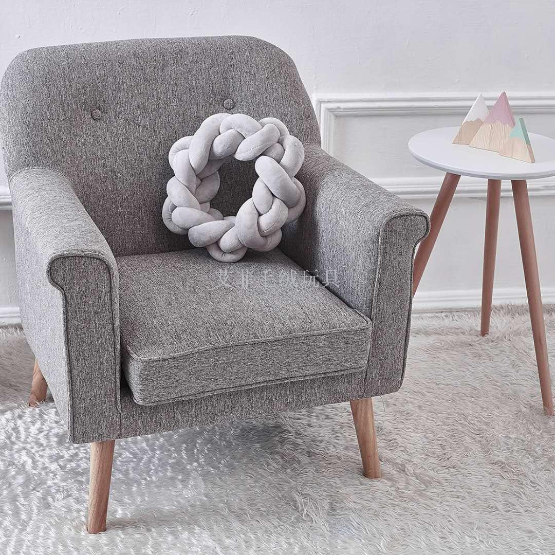 ins Nordic-style woven throw pillow cushion plush toy Specification image